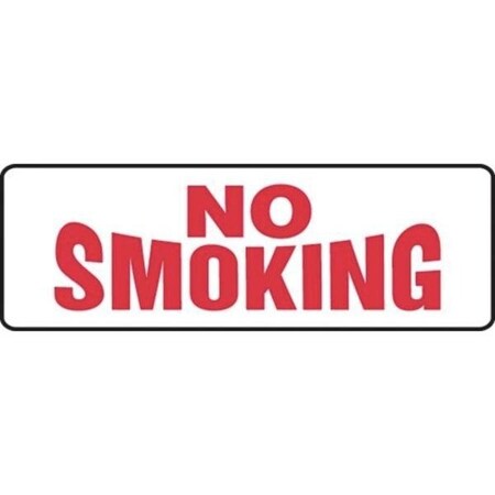 Accuform SAFETY SIGN NO SMOKING 4 X 12 MSMK528VA MSMK528VA
